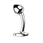 Anal Plug for Novice Development and Outdoor Activities - Mushroom Head Curved Massage Stick
