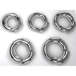 Male Weight-Bearing Magnet Penis Ring Metal Cock Ring Male Masturbation Exercise Bondage Enhanced Cock Ring Sex Toy