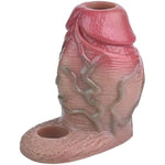 Thick Male Sex Toys Penis Enlarge Sleeve Dildo Sheath, Silicone Glans Exposed Men Couples Intimacy Dildo Cuff, Adult Penis Cover With Cock Ring