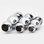 Metal Anal Plug Enema Device For Flushing Hollow Anal Plug Anus Peep Anal Expansion Training Toy