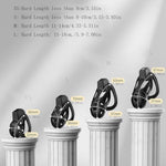 Male Cock Cage Chastity Device With 3 Rings For Men, 4 Different Sizes Of Male Chastity Cage Device With Key Adult Sex Toy For Men - S