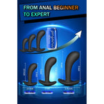 Butt Plug Trainer Kit For Comfortable Long-Term Wear, Pack Of 3 Silicone Anal Plugs Training Set With Flared Base Prostate Sex Toys For Beginners Advanced Users
