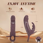 Penis Sleeve Strap-On Hollow Dildo, Cock Sleeve Penis Extender Male Vibrator With App&Remote Control, Rabbit Vibrator G Spot Clitoral Stimulator For Couples, Penis Ring Enlarger Adult Sex Toys For Men