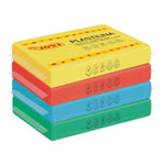 Non-Hardening Modeling Clay Kit, 4 Bars in Yellow, Red, Blue and Green
