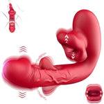 G Spot Vibrator Dildo Sex Toys - Adult Female Sex Toy With 10 Flapping & Vibrating & Licking Biting Modes Tongue Clitoral Stimulator For Women, Sucking Clit Vibrator For Nipple Anal Pleasure Sex Games