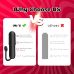 Mini Bullet Vibrators Adult Toys - 10 Modes Sex Toy With Easy-To-Control Drawstring Design & Spiral Textured Tip, Powerful Waterproof Lipstick G Spot Dildo Clitoral Vibrator, Adult Sex Toys For Women
