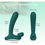 Clitoral G-Spot Anal Prostate Vibrator - 2 In 1 Vibrating Vaginal Massager Stimulator With 10 Vibration Mode, Remote Control Rechargeable Butt Plug Adult Sex Toys For Women Men Couple & Beginners