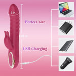 Rabbit Vibrator For Women Thrusting Clitoral Dildo G Spot Vibrators With 30 Powerful Modes Waterproof Thrusting Adult Wand Massager For Women Sex Toys Dildos