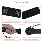 Spanking Paddle For Sex Adult Play,Leather Spider Premium Slapper Sex Paddle,Black Flirt Toy For Sm Bondage Game,Dark Gothic Lightweight Sturdy And Durable Bdsm Adult Sex Toys For Couple/Women/Gay