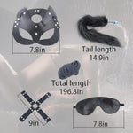 Bdsm Set Sex Bondage Restraint - With Adjustable Handcuffs And Anal Plug Toys Bondage Set Adult Game Sex Toys For Men And Women Couples. (11)
