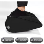 Prosixtoy Sex Bondage Pillow Handcuffs Set - Thigh Wrist Cuffs Sex Position Support Pillow Inflatable Ramp Sex Furniture Couples Toy Bdsm Bondage Restraint Kit Adult Sex Toy For Women And Couple(Black