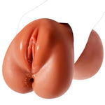 Brown Realistic Male Masturbator with 3D Deep Textured Vagina and Tight Anus for Men's Pleasure
