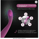 Finger Shaped Waterproof Vibrator for Women - 25 Vibration Settings