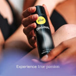 Original Silicone Based Personal Lubricant 34 Fl Oz & Back Door Silicone Based Anal Lubricant 3.4 Fl Oz - Couples Sex Toys Bundle