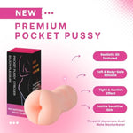 Male Masturbator Realistic Pocket Pussy Premium Pocket Puzzy Instnat Pleasure Tight Vagina Anal Stroker 3D Texture Sex Sleeve