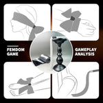 Bdsm Metal Diamond Handle Chain Whip Flirting Fantasy Fetish Hand Paddle With Soft Satin Adjustable Sex Mask, Kinky Restraint Bondage Sex Role Play For Couples Restraint (3Pcs)