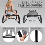 Sex Chair Adjustable Height Sex Bench Bouncing Mount Sex Stool Weightless Position Bouncer Chair With Handrail And Dildo Stainless Portable Elastic Chairs Bdsm Sex Novelty Toy For Adult Game (Black)