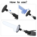Sex Machine Attachments, Universal Dildo Holder For 3Xlr Connector Sex Machines 3.9 Inches Suction Cup Adapter Thrusting Dildo Machine Accessory