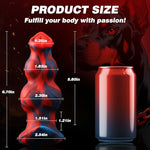 Vibrating Butt Plug Knot Large Buttplug, Vibrating Anal Plug with 8 Modes