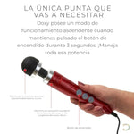 Doxy Die Cast 3 Petite Silicone Head Massager - Metallic Finish Sex Toys, Massage Gun, Neck Massager for Painful Muscles and Intimate Enjoyment - Exceptional Materials, Perfect Control