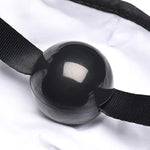 Under Cover Ball Gag Face Mask For Men Women & Bdsm Couples. Breathable Cotton Face Mask With Hidden Rubber Ball Gag. Machine Washable - Black