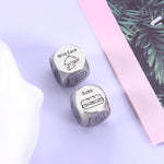 Christmas Stocking Stuffers For Men Women, 2 Pcs Date Night Food Decision Dice, White Elephant Gag Gifts For Men Women, Anniversary Valentine'S Day Birthday Gifts For Husband Wife Boyfriend Girlfriend