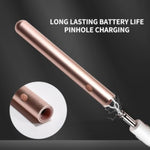 Flooseca Portable Metal Love Bullet Vibrator Necklace with Chain Massaging Nipple G-spot Waterproof Sex Toys for Adult Women 7 Frequency Strong Earthquake