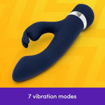 Warming & Cooling Rabbit Vibrator For Women | Silicone Vibrating Dildo G Spot Personal Massager | 7 Powerful Vibration Modes | Clitoral Stimulator | Adult Sex Toys & Games For Couples