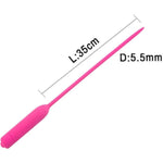 Silicone Urethral Plug Vibrating Urethral Sounds Penis Stretcher Dilator Male For Men Urethral Masturbation Pink (35Cm)