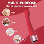 G-Spot Vibrator - Clitoris Stimulator With 10 Tounge-Licking & Vibrating Modes Wand Massager For Female Pleasure Adult Sex Toys, Red