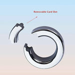 Cock Ring Stainless Steel Heavy Penis Rings Metal Removable Testicle Stretcher Scrotum Weight Pendant Adult Sm Chastity Training Bondage Sex Toys For Men (154-L)