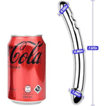 Metal Double-Ended Dildo Anal Butt Plug Double Head Dildo Realistic Penis G-Spot Stimulator Big Dildo Adult Sex Toys For Men Women Lesbian Gay