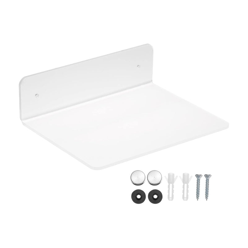 7.87 X 5.91 Inch Acrylic Floating Shelf, Floating Wall Mounted Shelves For Bat