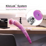 17.4" Silicone Tentacle Toy, Ultra-Long 16.1" Insertable Fantasy Dong, Tower-Shaped Anal Plug With Kliclok System, Fantasy Series