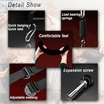 Bdsm Sex Swing For Couples, 360° Spinning Sex Swings With Adjustable Straps & Soft Thick Cushion, 800Lbs