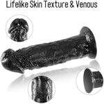 9.8 Inch G-Spot Dildo Without Balls With Realistic Venis, 2.8'' Diameter Huge Thick Dildo With Suction Cup For Hands-Free And Anal Play, G-Spot Giant Dildos Anal Sex Toys For Women Men