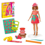 Play-Doh Barbie Florals & Fringe Set with Modeling Compound & 9 Accessories