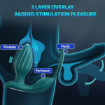 Anal Plug Adult Sex Toys Rotating Penis Ring Vibrating Butt Plug With App Control 9 Vibrating Rotations, Male Sex Toys For Prostate Massage, Penis Vibrator For Men And Women