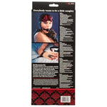 Calexotics Bed Restraint Kit – Luxury Bondage Wrist & Ankle Restraints With Breathable Ball Gag & Eye Mask – Bdsm Toys For Couples – Black