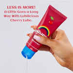 Lubilicious Cherry Flavored Lubricant 2 Pack - Silky Smooth Flavored Personal Lubricant, Flavored Water Based Lube, Premium Cherry Lube, Long-Lasting Cherry Flavored Lubricants
