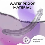 Transparent Double Ended Realistic Dildo Flexible Clear Dildos Long Dong For Double Sided Lesbian Anal Play G-Spot Stimulator Sex Toys For Women/Men/Lesbian (Gg-15) (Normal) (Transpanent)