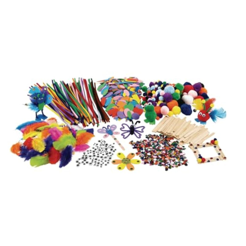 Classroom Crafting Starter Set, 17 Artistic Craft Items Included for Creative Students