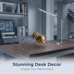 Steampunk Golden Spider 3D Metal Puzzle Kit, 160+ Parts for Adults