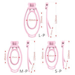 Male Chastity Device Set with 3 Pcs Penis Rings and Cock Cage for Men's Pleasure