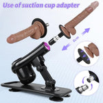 Sex Machine Automatic Dildo Machine Sex Thrusting Machine Remote Sex Toy Machine Device For Women And Men 3Xlr Remote Control Fck Machine For Pleasure With 3Xlr Attachments Realistic Dildo