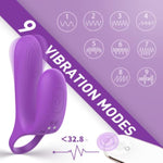 Silicone Vibrating Cock Ring Extender With Remote Control, 9 Modes Rechargeable Penis Rings Vibrator Trainer Clitoral Stimulator, Anal Butt Plug Prostate Massager Sex Toy For Men Couple Erection Sex