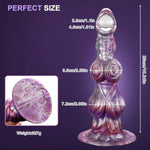 10Inch Fantasy Dragon Dildo with Strong Suction Cup and Large Knots for GSpot & Anal Play