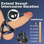 4 Sizes Silicone Cock Rings Reusable Penis Ring for Men Cockrings for Male Erection Enhancing and Sex Longer Lasting Stronger Erectile Dysfunction Rings Adult Sex Toys for Men or Couple Pleasure