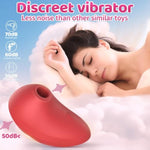 Adult Toys Sex Toys Dildo Vibrator With 9 Sucking & Vibrating Modes For Women Clitoral Nipple, Sucker Sex Stimulator G Spot Mini Vibrators For Women Couples Rose Red