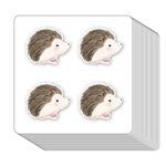 Hedgehog Stickers 1in for Scrapbooking Arts and Crafts Kids DIY Calendars Journals 80-Pack